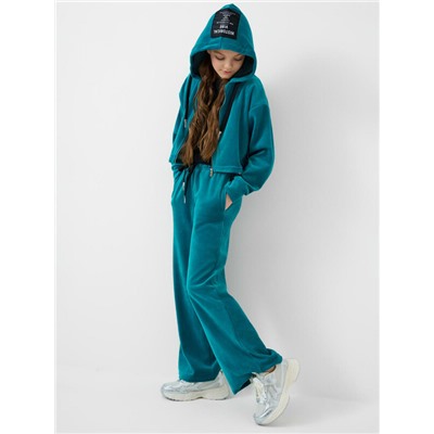 Комплект трикотажный для девочек: толстовка, брюки