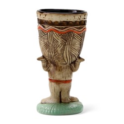 Стакан для коктейлей «Тики», 300 мл, серьезнейший, керамика