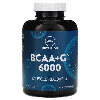 MRM, Nutrition, BCAA и G 6000, 150 капсул