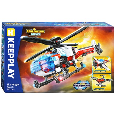 Конструктор "Воздушный транспорт" (365 дет.)