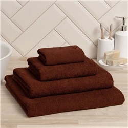 Полотенце махровое «Экономь и Я», 100×150 см, хлопок 100%, шоколадный