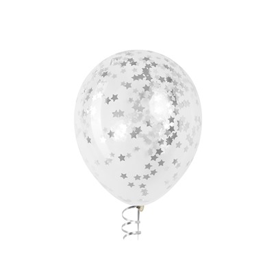 Конфетти «Звезда», серебро, хром, 1.5 см, 50 г