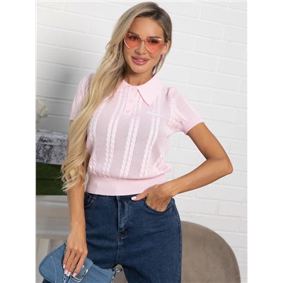 Поло Важный момент (розовое) Б15376-7М