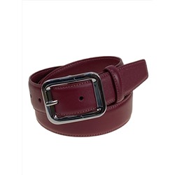 Ремень женский из натуральной кожи, цвет бордовый