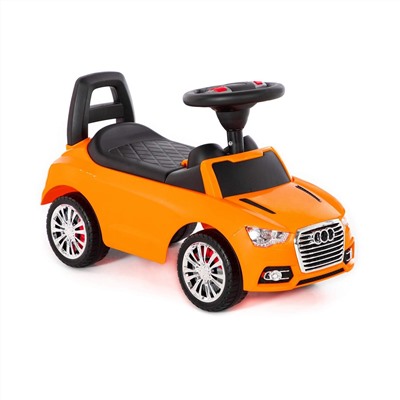 Полесье Каталка-автомобиль "SuperCar" №2 со звуковым сигналом (оранжевая)