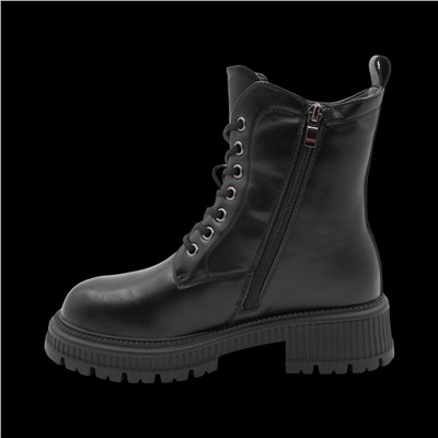 Ботинки на меху А10 черные