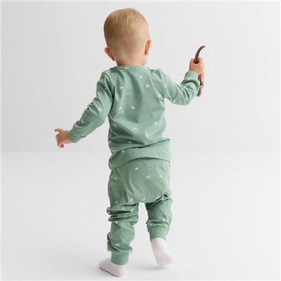 Штанишки детские MINAKU, рост 62-68 см, оливковые