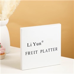 Этажерка - фруктовница круглая, 3 яруса, d=18/20/22 см, серебряная