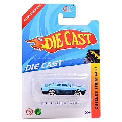 Машина металлическая "Гонщик" на листе