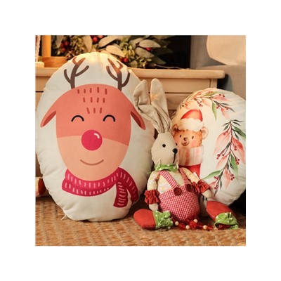 Подушка декоративная новогодняя «Этель. Мишутка» 32×32 см