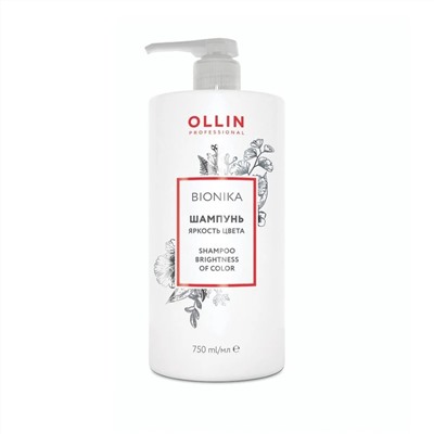 Ollin Шампунь для окрашенных волос / Bionika, 750 мл 8415