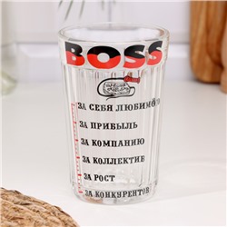 Стакан граненый Boss, 250 мл