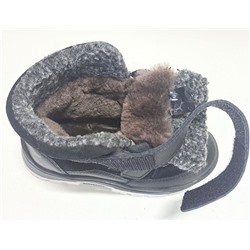 М 3-2124 черн Ботинки зима для мальчиков (27-32)/6