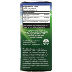 Fungi Perfecti, Host Defense Mushrooms, Cordychi, Supports Stress & Fatigue Reduction, 60 Vegetarian Capsules