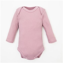 Боди с длинным рукавом «Крошка Я» BASIC LINE, рост 68-74 см, розовое