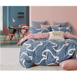 Постельное белье сатин элит на молнии - Пестрая лента