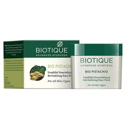 Biotique Pistachio Anti Ageing Nourishing Face Pack/Биотик Фисташковая Антивозрастная Питательная Маска Для Лица 50г.