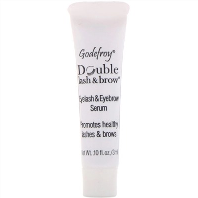Godefroy, Double Lash & Brow, сыворотка для ресниц и бровей, 3 мл (0,1 жидк. унции)