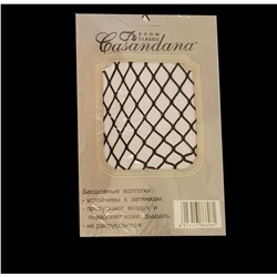 Бесшовные капроновые  колготки сеточка Casandana, SHOW CLASSIC, размер 44-52,  арт.009.019