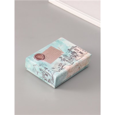 Подарочный набор для сургучной печати «Сердечко», печать, ручка, сургуч, 12.5×10×3.6 см