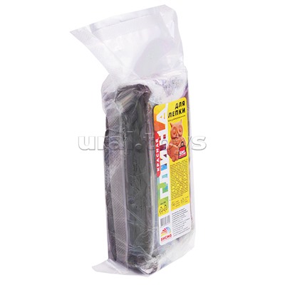 Глина для лепки вакуумированная, красная 500 гр,