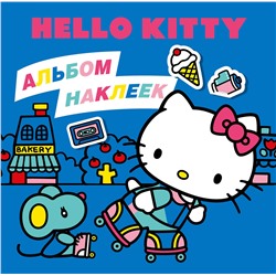 АСТ . "Hello Kitty. Альбом наклеек синий (100 штук)"