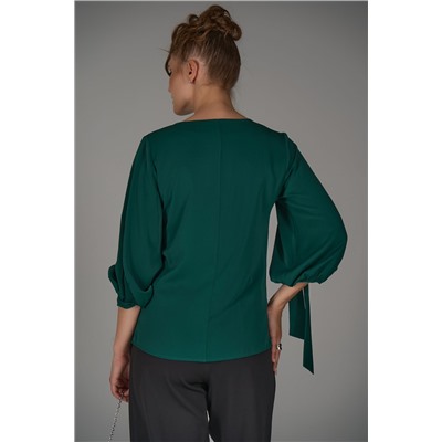 Блузка Альбина (изумрудный)
