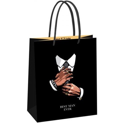 Пакет бумажный 18х23х10 см "Брутальный/Brutal" MS_61567 (371006) MESHU