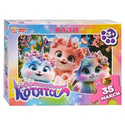 Макси-пазлы 35 "Волшебные котята"