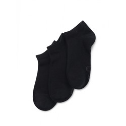 Носки укороченные с компрессией Resport, 3 пары, размер 35-38, чёрные