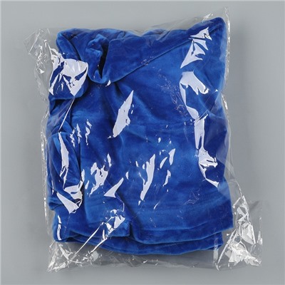 Мягкая игрушка без наполнителя «Акула», 110 см, цвет синий