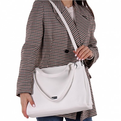 Сумка 575651 white Velina Fabbiana-Safenta