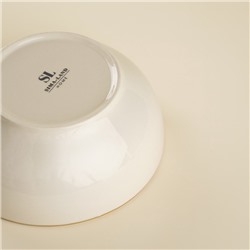 Салатники SL Home «Леггеро», 1.2 л, d=18.5 см, набор 2 шт., фарфор, бежевые