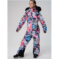 Комбинезон текстильный с полиуретановым покрытием для девочек