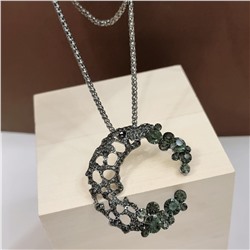 Колье коллекция "Elegante", цвет тёмно-серый, арт.043.088