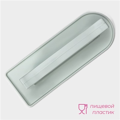 Кондитерский утюжок для мастики Доляна, 20.5×7.2 см, серый