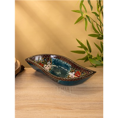 УЦЕНКА Блюдо «Ломбок стайл» дерево 33×17×7 см