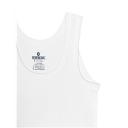 2200-01 Майка для мальчиков белая (BAYKAR)