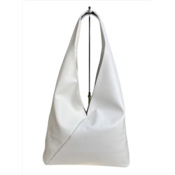 Женская сумка из искусственной кожи, цвет белый