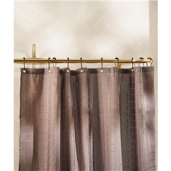 Штора для ванной «Гри Сандре», с люверсами, 180×180 см, полиэстер, коричневая