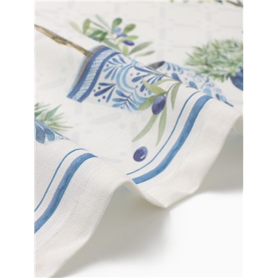 Скатерть «Этель» Olives, 149×110 см, 100% хлопок, репс 210 г/м²