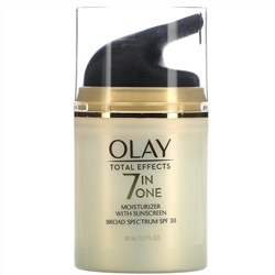 Olay, Total Effects, 7 в 1, увлажняющее и солнцезащитное средство с SPF 30, 50 мл (1,7 жидк. унции)