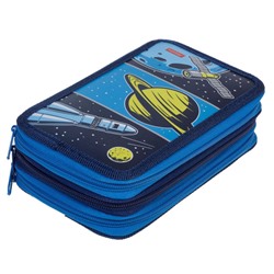 Пенал 6-ти ств. 190х110 мм "Космические сны" с табл.умножения (078313) 40110 Хатбер