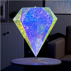 Светодиодная фигура «Бриллиант» 43×54×43 см, пластик, 220 В, свечение белое