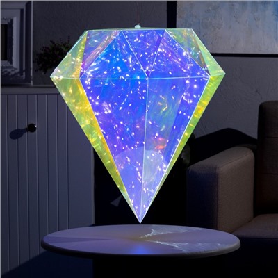 Светодиодная фигура «Бриллиант» 43×54×43 см, пластик, 220 В, свечение белое