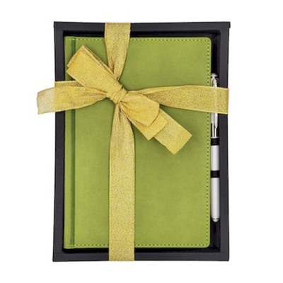 Подарочный набор Ежедневник недатированный А5+ 272 стр. "VELVET" (ОЛИВКОВЫЙ)+ ручка 3-115/17-2 Bruno Visconti