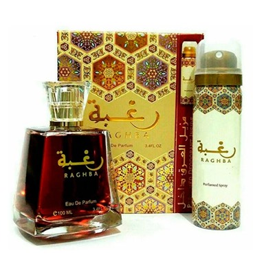 LATTAFA RAGHBA edp (w) 100ml + 50ml deo