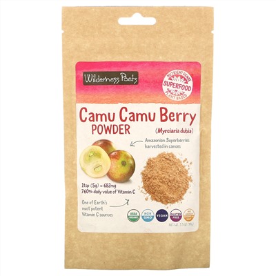 Wilderness Poets, Camu Camu Berry Powder, 3.5 oz (99 g)
