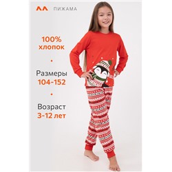 Детская новогодняя пижама Happyfox