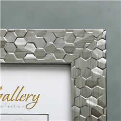 Фоторамка для фото 10×15 см «МИРАМ», пластик, металлик, (пластиковый экран)